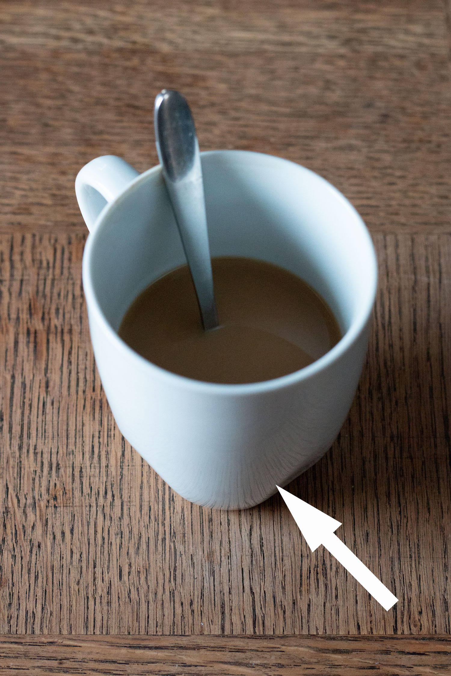Example of fresnel effect on a cup